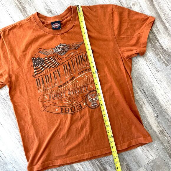Harley Davidson "Finest Quality" 1903 Brown T-Shirt XL Contra Costa County CA - Picture 6 of 7